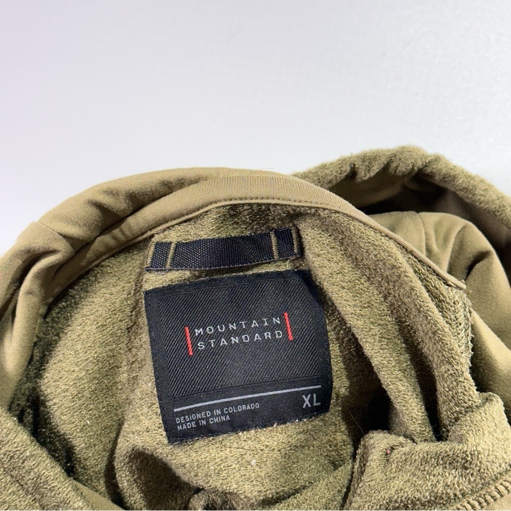 Mountain Standard hoodie outdoor pullover french terry utility olive XL - Picture 8 of 12